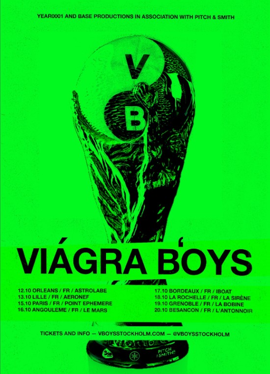 VIAGRA BOYS :  Punk Noisy & Rock sauvage Suédois ! Nouvel Ep et Tournée. 