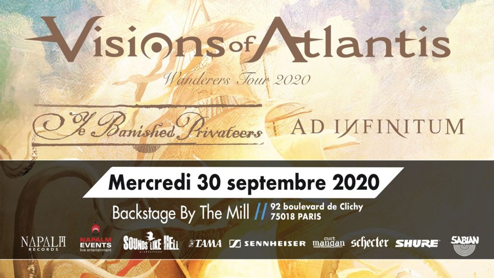 VISION OF ATLANTIS, le concert parisien reprogrammé