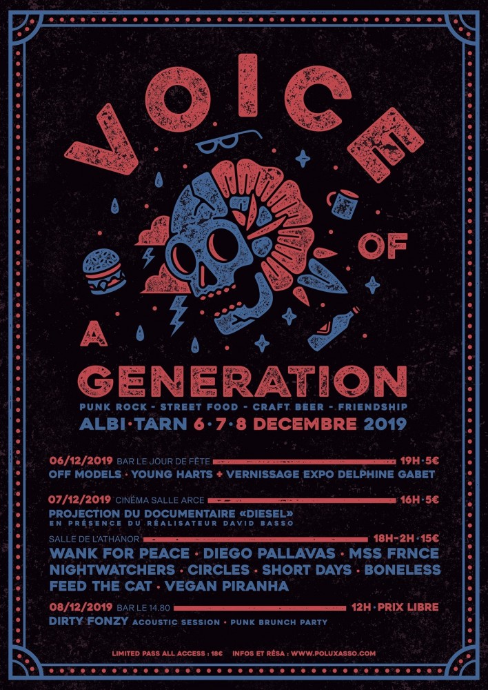 Voice of a generation festival ◐ 6-7-8 décembre ◐ Albi