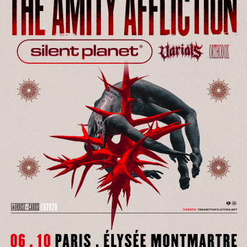 Gagne une invitation pour 2 personnes pour THE AMITY AFFLICTION le 6 octobre à l'Elysée Montmartre de 