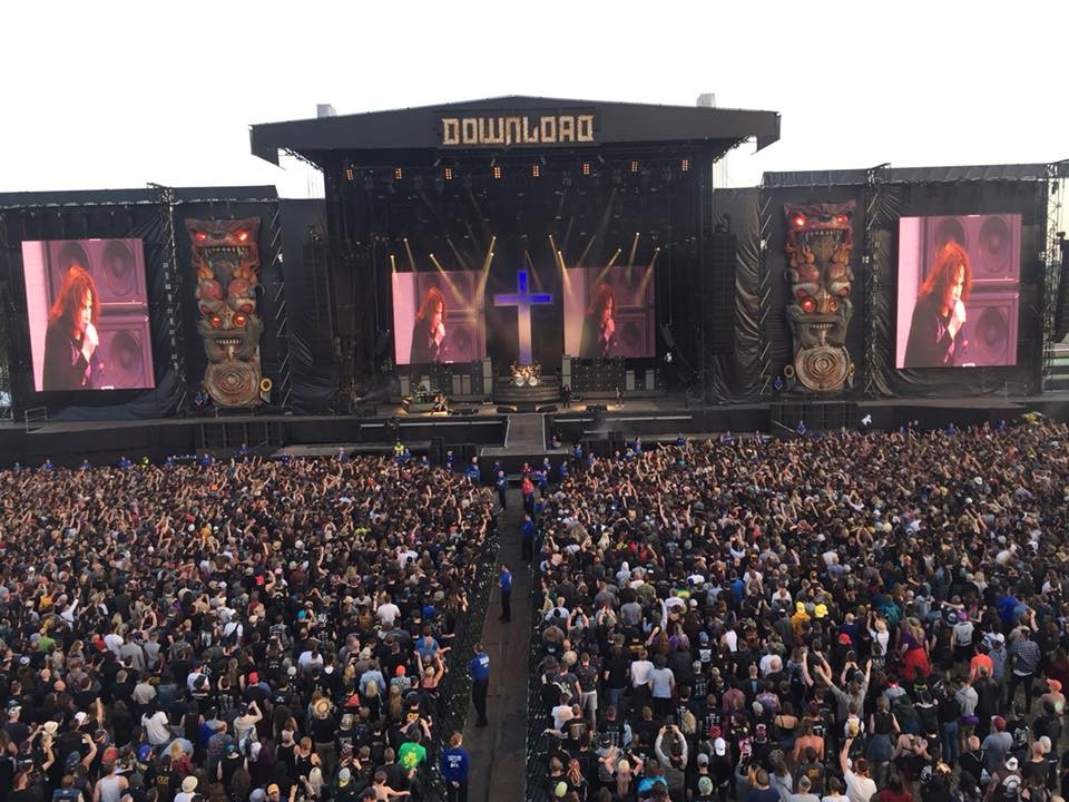 OZZY OSBOURNE sur la scène Main Stage 1 du Download Festival 2018