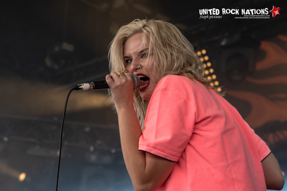 THE PINK SLIPS sur la scène Warbird du Download Festival 2018