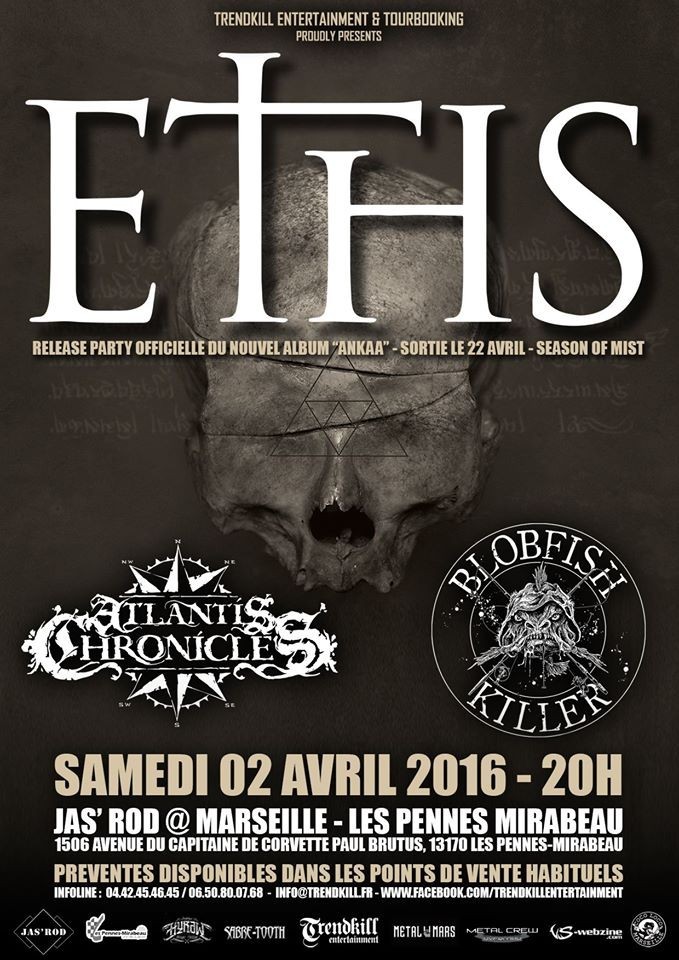 ATLANTIS CHRONICLES @ Live au Jas Rod (Pennes-Mirabeau) 2016