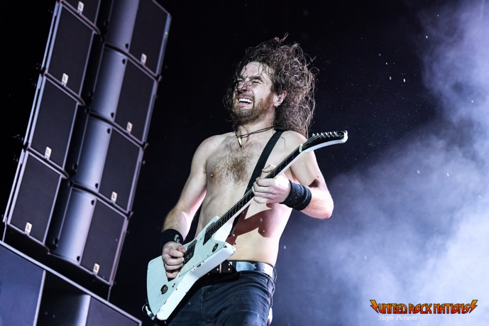 Portfolio Airbourne au Hellfest 2022