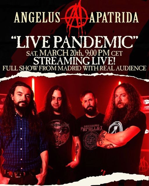 Live Report Angelus Apatrida, Live Pandemic@La Riviera, Madrid