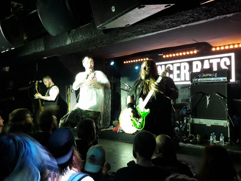 REPORT  CANCER BATS, THE GREAT DIVIDE, RAGARAJA @ LE GIBUS le 04/05/18!