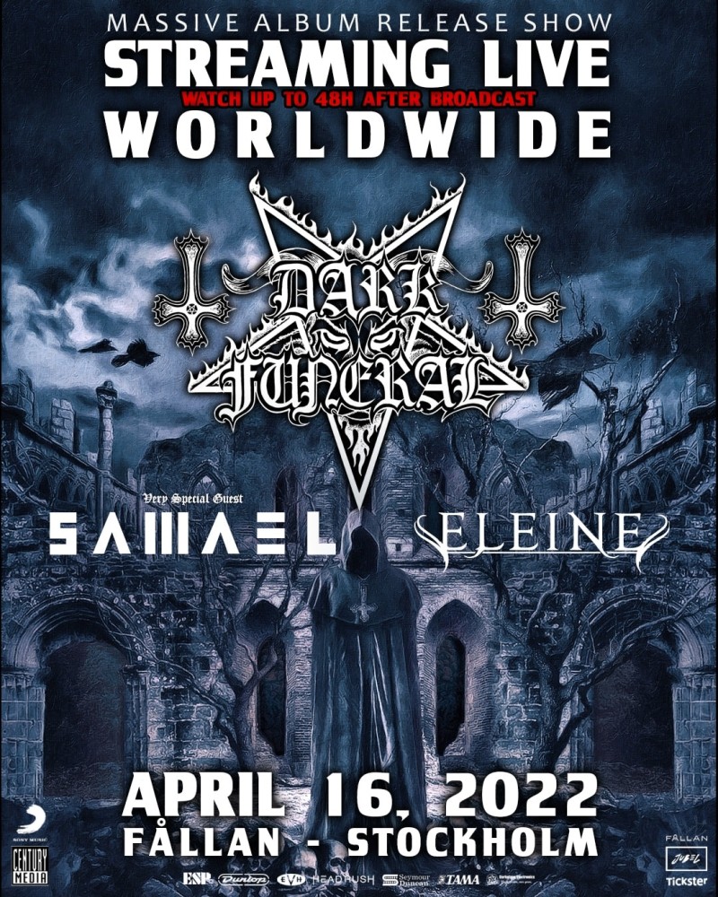 Dark Funeral@Massive Album Release Show Streaming Live Worldwilde