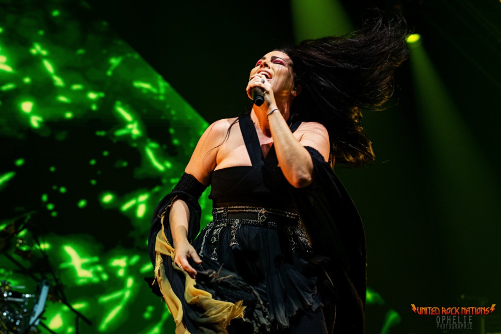 Report Evanescence à l'Accor Arena le 27/11/2022