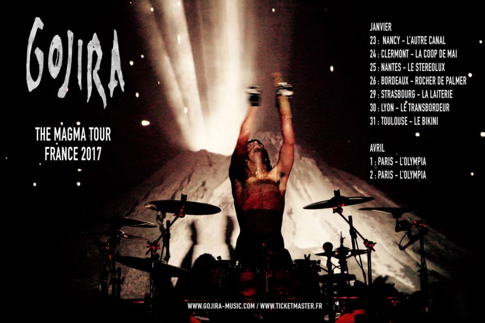Gojira - The Magma Tour - Toulouse - Bikini