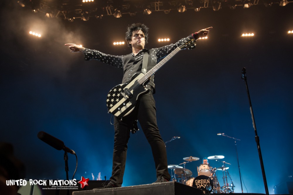 Porte folio - Green Day à l'AccorHôtels Arena - Paris le 03 février 2017