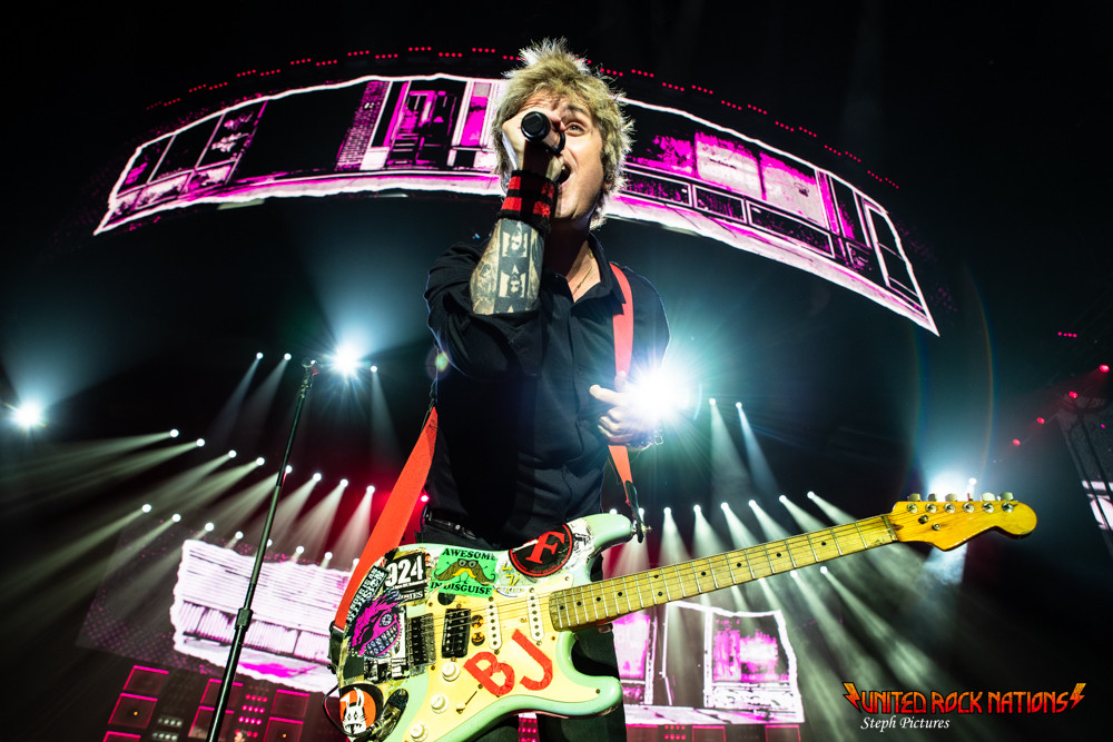Portfolio Green Day à l'Accor Arena le 18 juin 2024