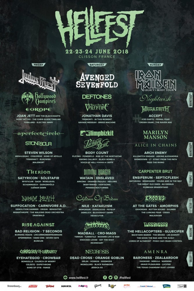 Hellfest 2018, 23 juin, Mainstage 1 et 2