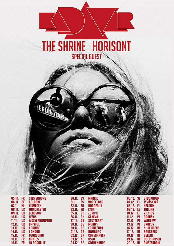 KADAVAR et guest (HORISONT, SATAN'S SATYRS, THE SHRINE)- Paris