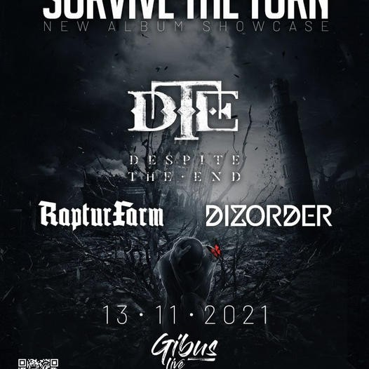 Dizorder, Despite The End et RapturFarm au Backstage By The Mill