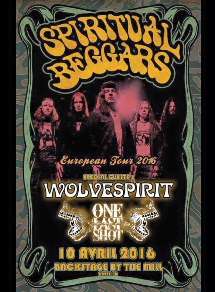 Portfolio SPIRITUAL BEGGARS @ Paris le 10/04/2016