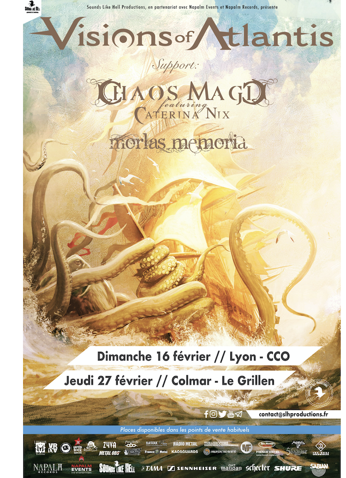 MORLAS MEMORIA / CHAOS MAGIC / VISIONS OF ATLANTIS au CCO Villeurbanne le 16 février 2020