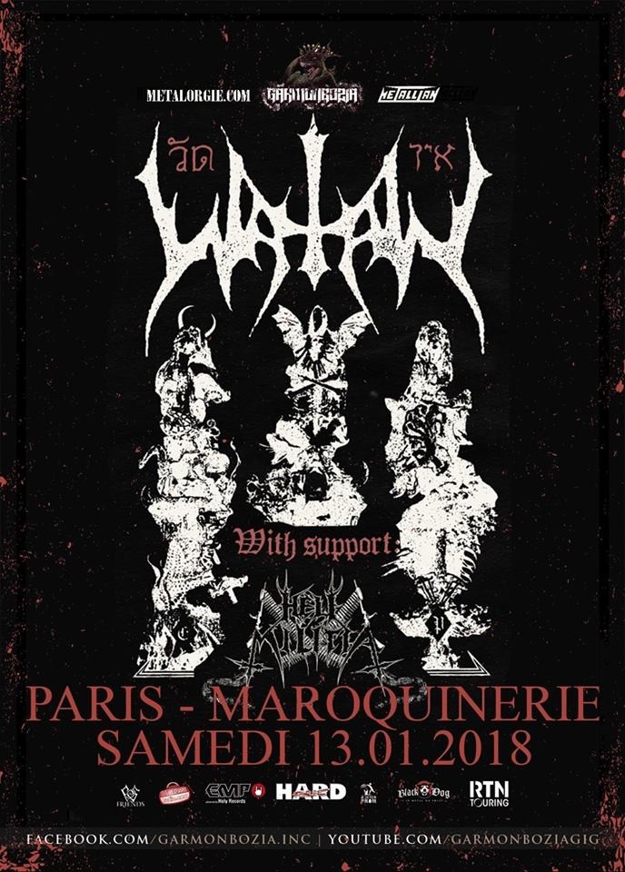 Live report@Watain, Hell Militia // Paris // complet